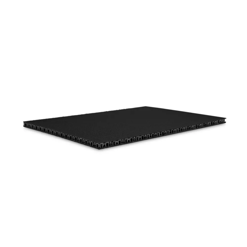 Adam Hall Hardware 0568 BB - SolidLite® PP-Platte schwarz / schwarz 6,8 mm, 2500 x 1250 mm