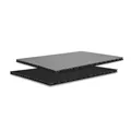 Adam Hall Hardware 0568 BG - SolidLite® PP-Platte schwarz / grau 6,8 mm, 2500 x 1250 mm