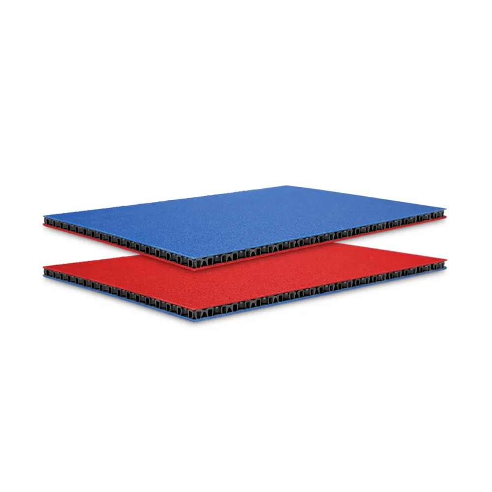 Adam Hall Hardware 0568 BLUR - SolidLite® PP-Platte  blau / rot 6,8 mm, 2500 x 1250 mm