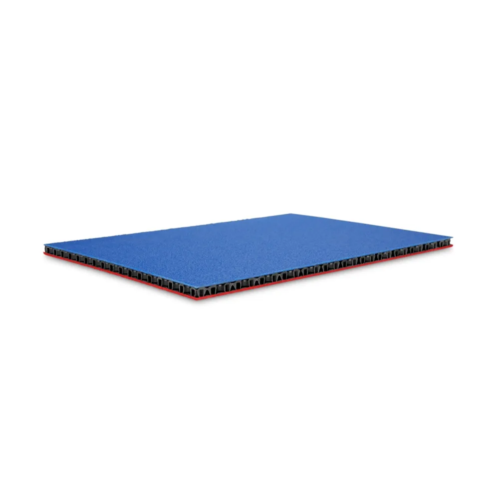 Adam Hall Hardware 0568 BLUR - SolidLite® PP-Platte  blau / rot 6,8 mm, 2500 x 1250 mm