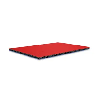 Adam Hall Hardware 0568 BLUR - SolidLite® PP-Platte  blau / rot 6,8 mm, 2500 x 1250 mm