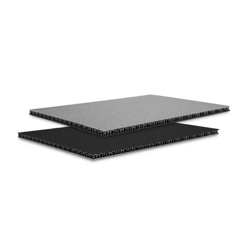 Adam Hall Hardware 0568 SB - SolidLite® PP-Platte silber / schwarz 6,8 mm, 2500 x 1250 mm