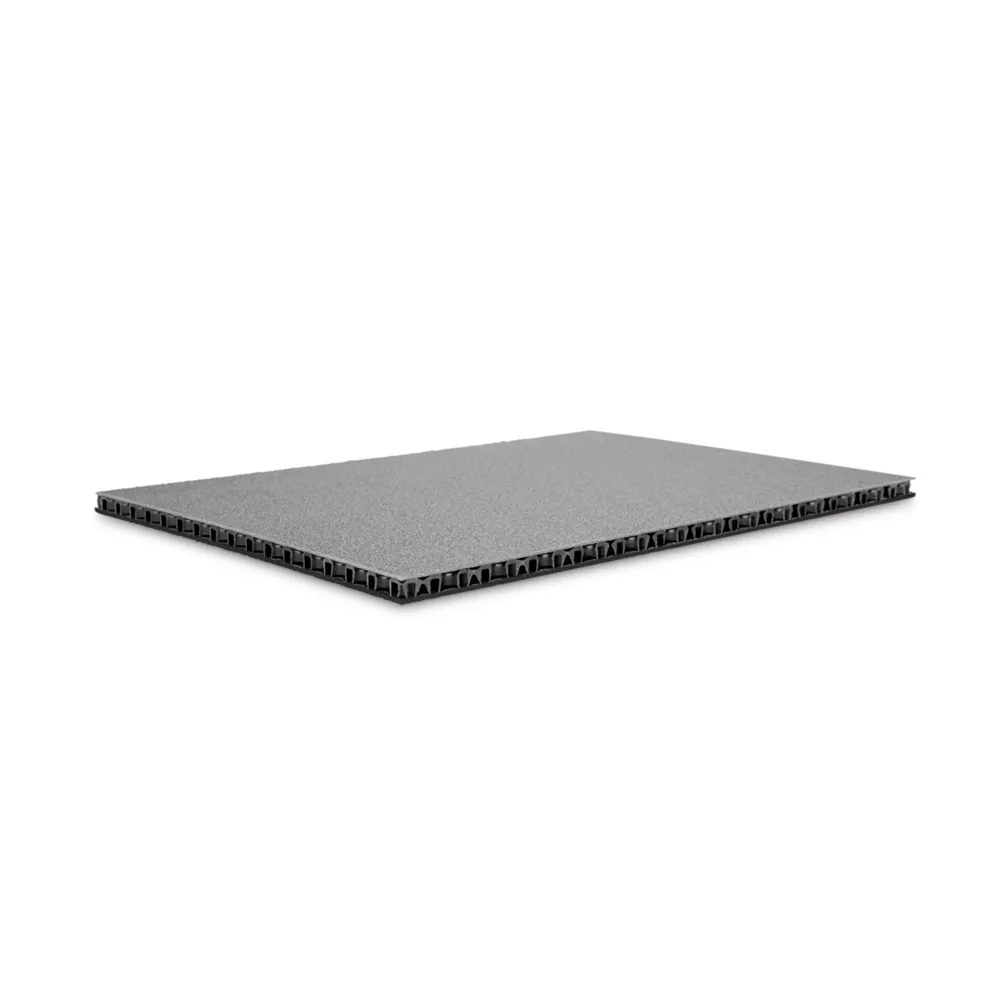 Adam Hall Hardware 0568 SB - SolidLite® PP-Platte silber / schwarz 6,8 mm, 2500 x 1250 mm