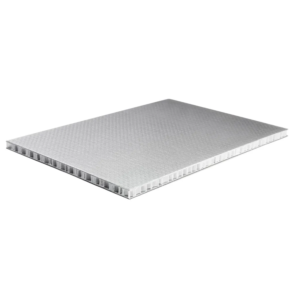 Adam Hall Hardware FlightCurv - PP High-Tech-Wabenmaterial schwarz/silber 9,5 mm