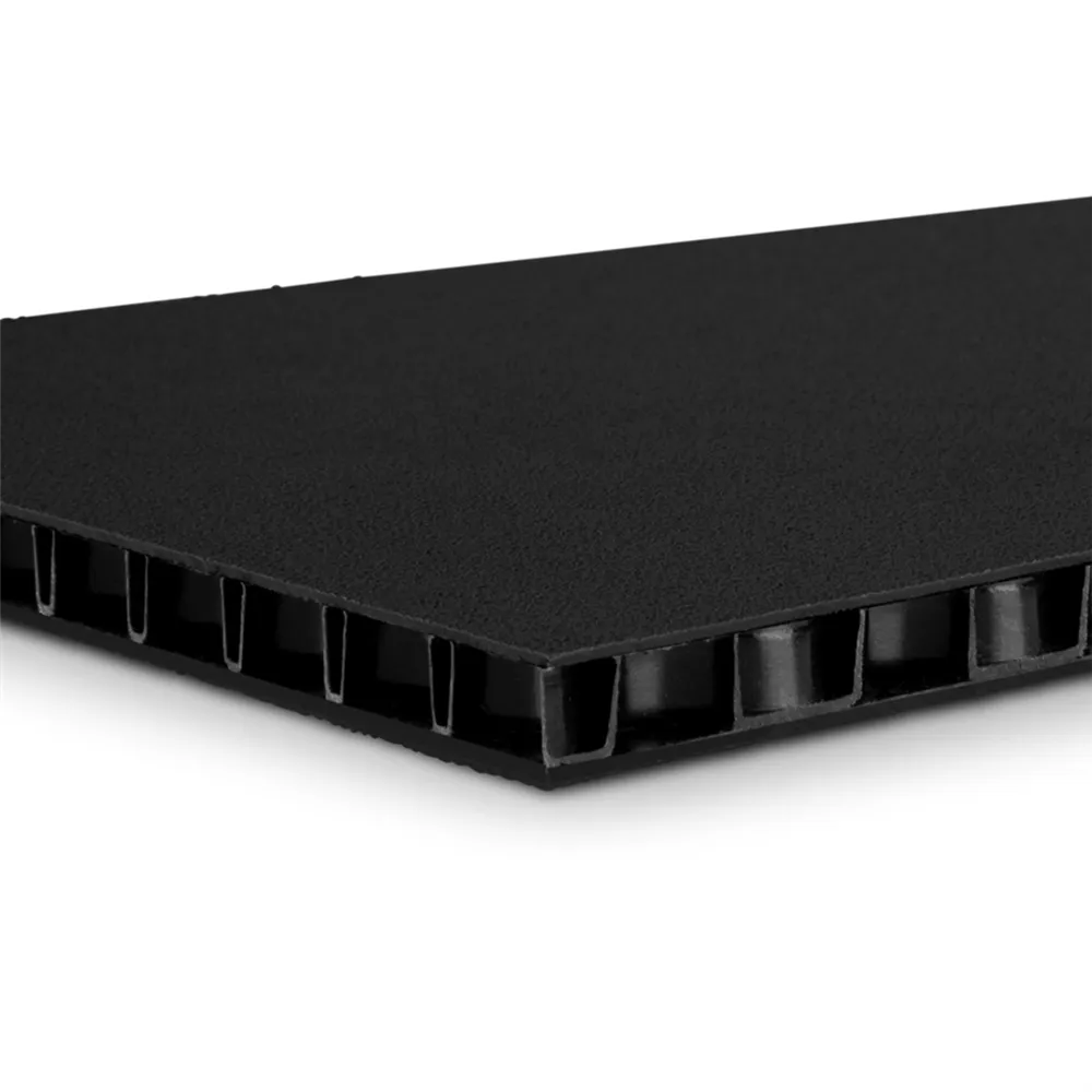 Adam Hall Hardware 0594 BB - SolidLite® PP-Platte schwarz / schwarz 9,4 mm, 2500 x 1250 mm
