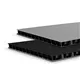 Adam Hall Hardware 0594 BG - SolidLite® PP-Platte schwarz / grau 9,4 mm, 2500 x 1250 mm