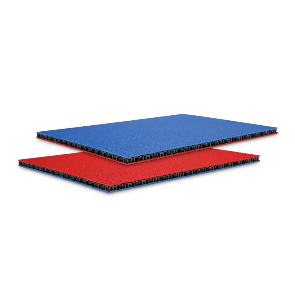 Adam Hall Hardware 0594 BLUR - SolidLite® PP-Platte blau / rot 9,4 mm, 2500 x 1250 mm