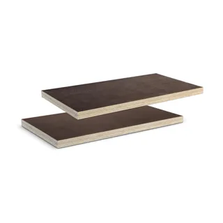 Adam Hall Hardware 06180 S - Birkenholzplatte Phenol Siebdruck braun, 18 mm x 250 x 125 cm
