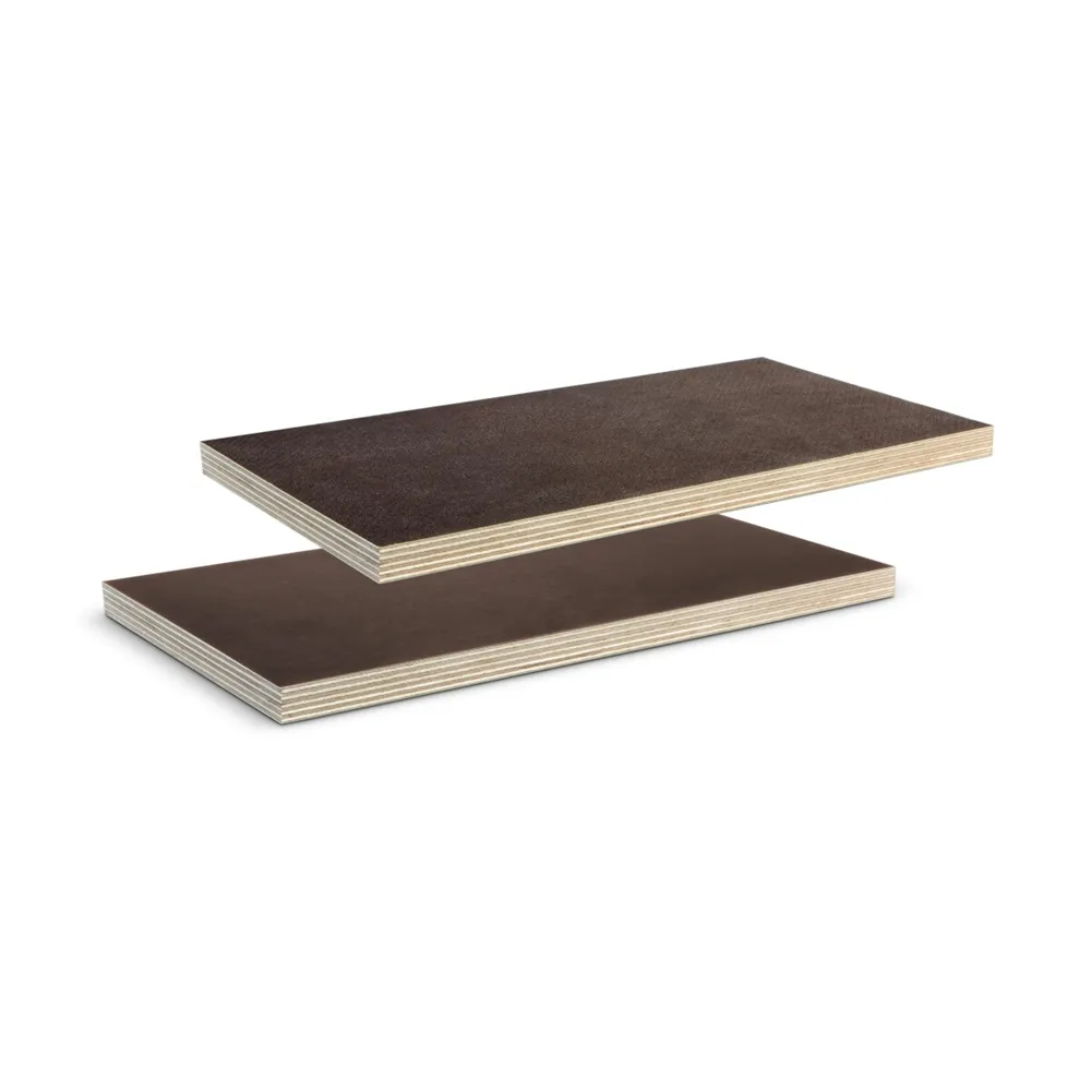 Adam Hall Hardware 06180 S - Birkenholzplatte Phenol Siebdruck braun, 18 mm x 250 x 125 cm