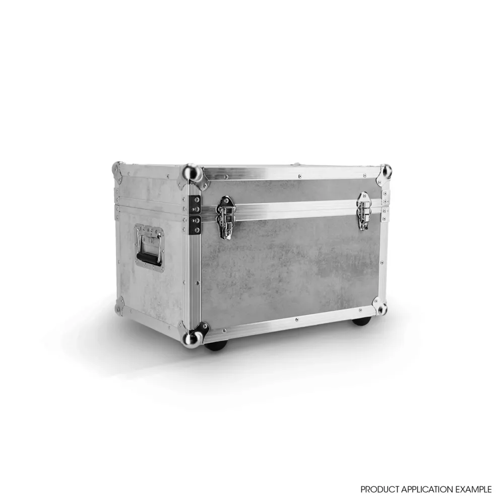 Adam Hall Hardware 077B1 G - 6,8 mm Pappelholz mit Beton Dekor beschichtet und rückseitiger schwarzer Gegenzugfolie