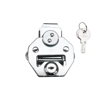 Adam Hall Hardware 17250 CL - Butterfly-Verschluss groß, abschließbar, ohne Schale