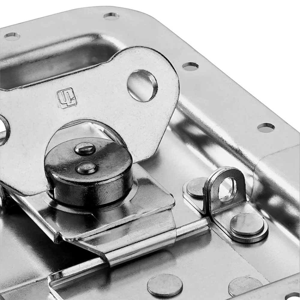 Adam Hall Hardware 17250 SP - Butterfly Verschluss groß gefedert ungekröpft 14 mm tief mit Öse