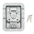 Adam Hall Hardware 172511 L - Butterfly Verschluss groß abschließbar gekröpft 14 mm tief