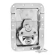Adam Hall Hardware 17251 LS - Butterfly Verschluss groß gefedert abschließbar gekröpft 14 mm tief