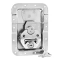 Adam Hall Hardware 17251 LS - Butterfly Verschluss groß gefedert abschließbar gekröpft 14 mm tief