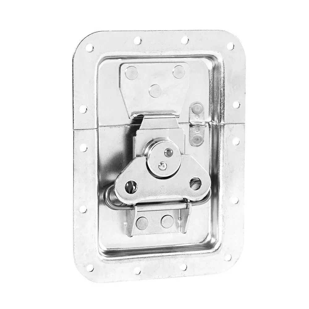 Adam Hall Hardware 17254 SP - Butterfly Verschluss groß gefedert ungekröpft 10 mm tief mit Öse