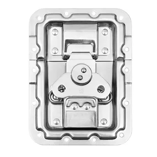 Adam Hall Hardware 172571 - Butterfly Verschluss groß gekröpft 7 mm tief mit Nietschutz