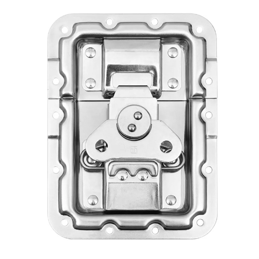 Adam Hall Hardware 172571 - Butterfly Verschluss groß gekröpft 7 mm tief mit Nietschutz