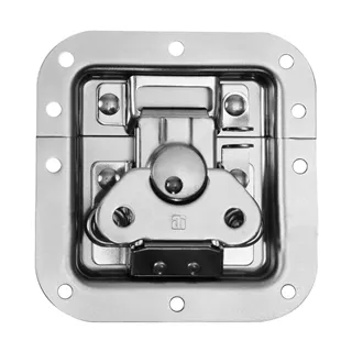 Adam Hall Hardware 17280 P - Butterfly Verschluss mittel ungekröpft 14 mm tief mit Öse