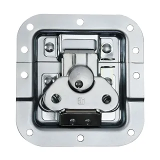 Adam Hall Hardware 17283 P - Butterfly Verschluss mittel halb gekröpft 12 mm tief mit Öse