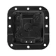 Adam Hall Hardware 17284 BLK - Butterfly Verschluss mittel gekröpft 12 mm tief Schwarz