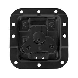 Adam Hall Hardware 17284 BLK - Butterfly Verschluss mittel gekröpft 12 mm tief Schwarz