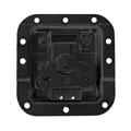 Adam Hall Hardware 17284 BLK - Butterfly Verschluss mittel gekröpft 12 mm tief Schwarz