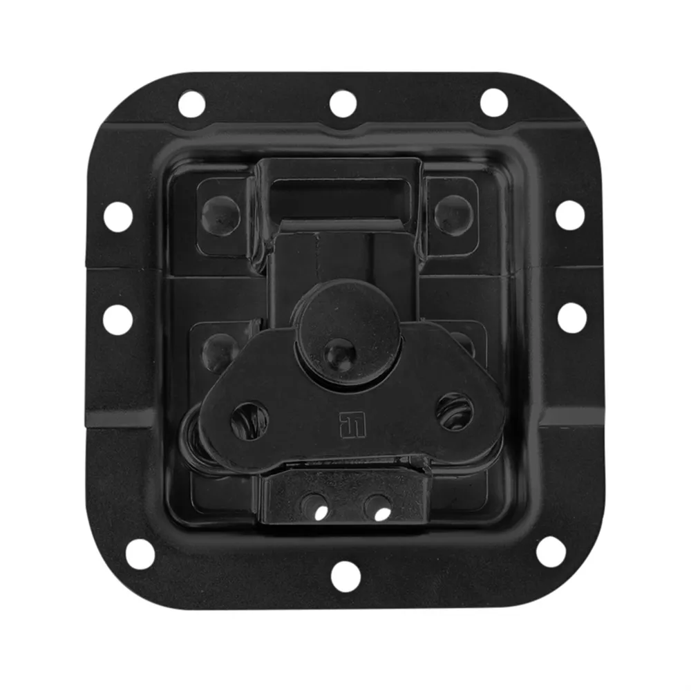 Adam Hall Hardware 17284 BLK - Butterfly Verschluss mittel gekröpft 12 mm tief Schwarz