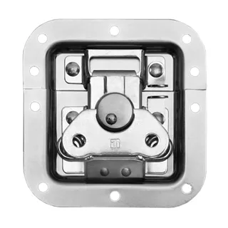 Adam Hall Hardware 17285 P - Butterfly Verschluss mittel ungekröpft 9 mm tief mit Öse
