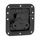 Adam Hall Hardware 17291S BLK - Butterfly Verschluss mittel gefedert ungekröpft 12 mm tief, schwarz