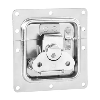 Adam Hall Hardware 17292 SP - Butterfly Verschluss mittel gefedert ungekröpft 7 mm tief mit Öse