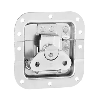 Adam Hall Hardware 17293 SP - Butterfly Verschluss mittel gefedert halb gekröpft 14 mm tief mit Öse