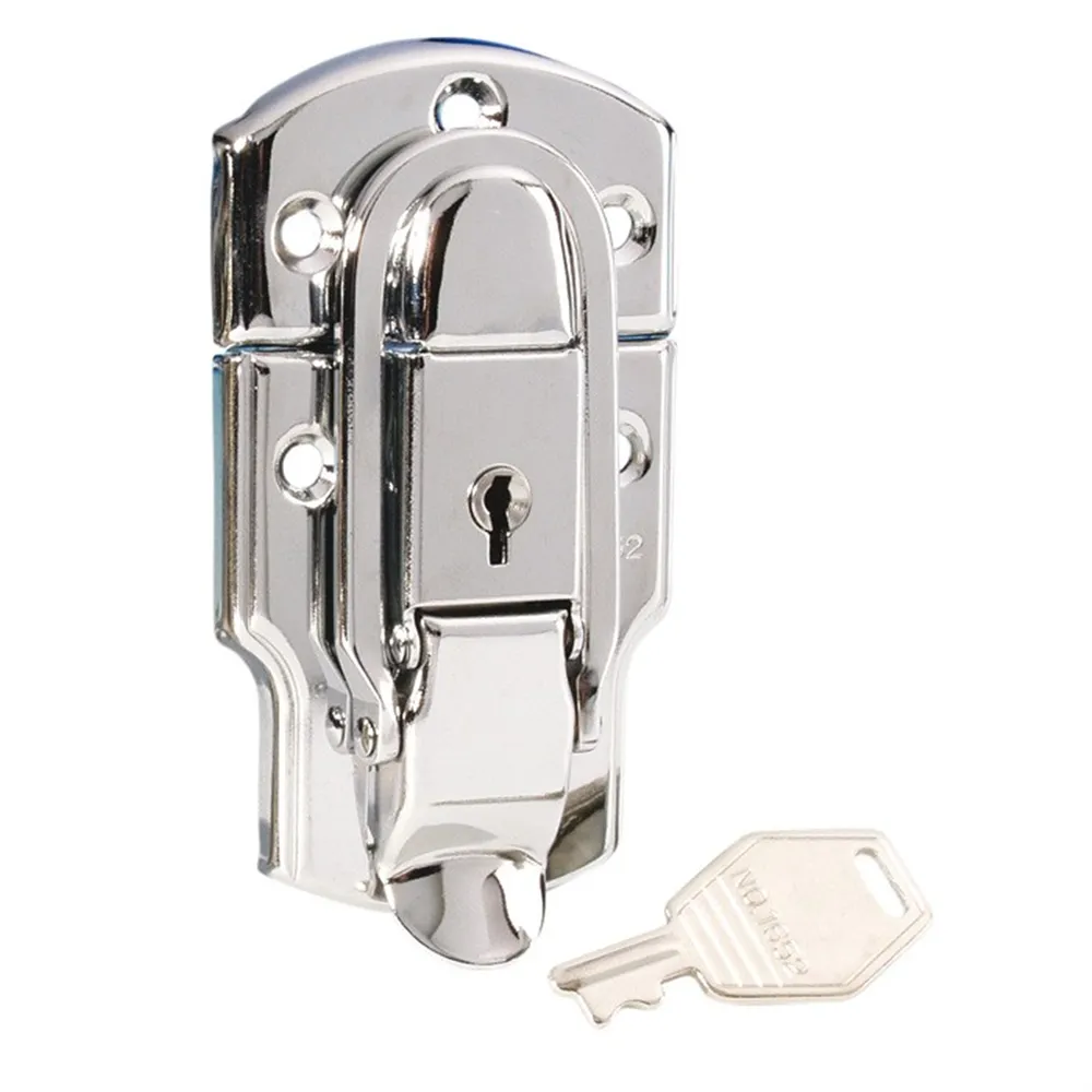 Adam Hall Hardware 1912 - Aufbauschloss groß verchromt abschließbar