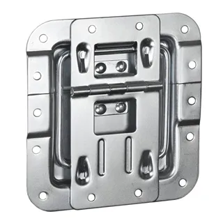 Adam Hall Hardware 270736 - Deckelfeststeller kurz gekröpft mit Scharnier