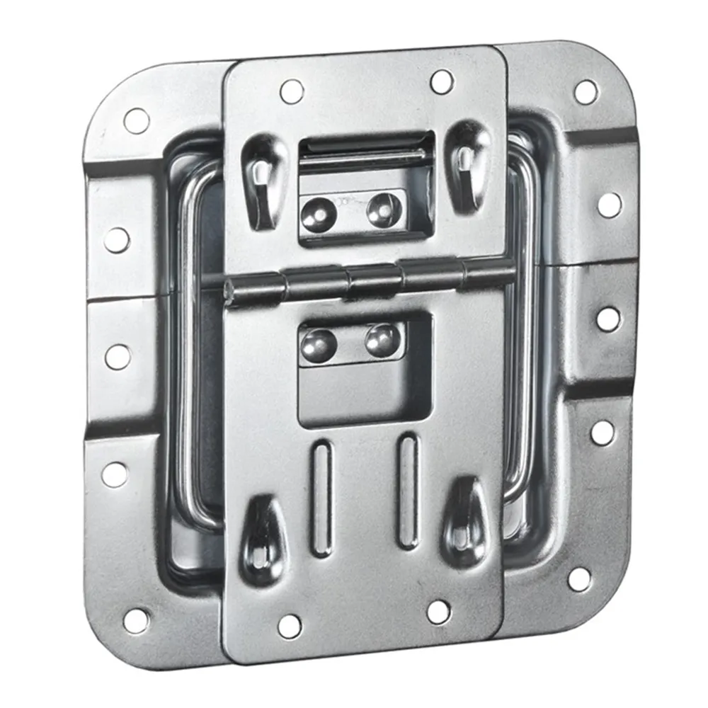 Adam Hall Hardware 270736 - Deckelfeststeller kurz gekröpft mit Scharnier