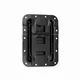 Adam Hall Hardware 270836 BLK - Deckelfeststellscharnier groß gestuft, schwarz