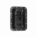 Adam Hall Hardware 270836 BLK - Deckelfeststellscharnier groß gestuft, schwarz