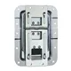 Adam Hall Hardware 270837 - Deckelfeststeller groß gekröpft mit Scharnier und Klick-Stop-Funktion