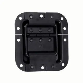 Adam Hall Hardware 27095 BLK - Flightcase Deckelfeststellscharnier mittel, schwarz