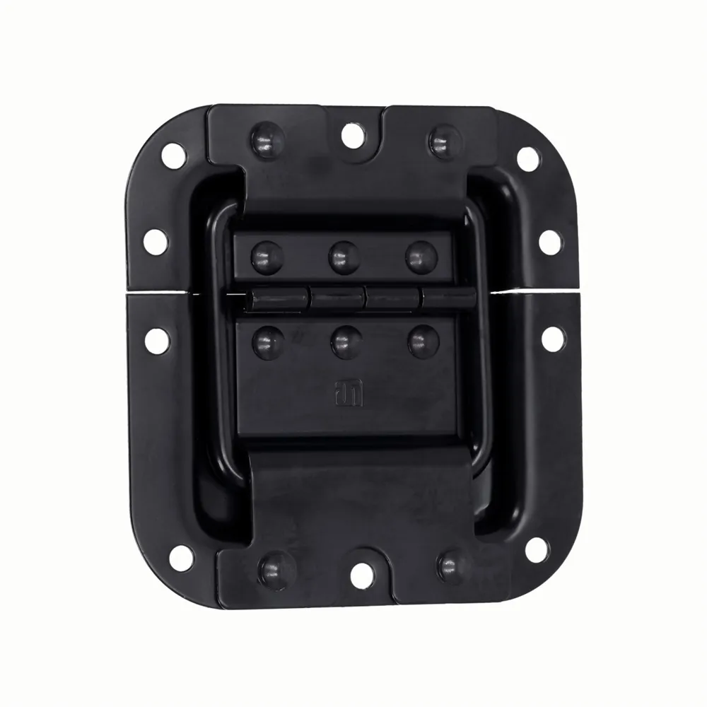 Adam Hall Hardware 27095 BLK - Flightcase Deckelfeststellscharnier mittel, schwarz