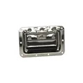 Adam Hall Hardware 34082 S - Klappgriff mittel gefedert in Einbauschale Edelstahl 8 mm tief