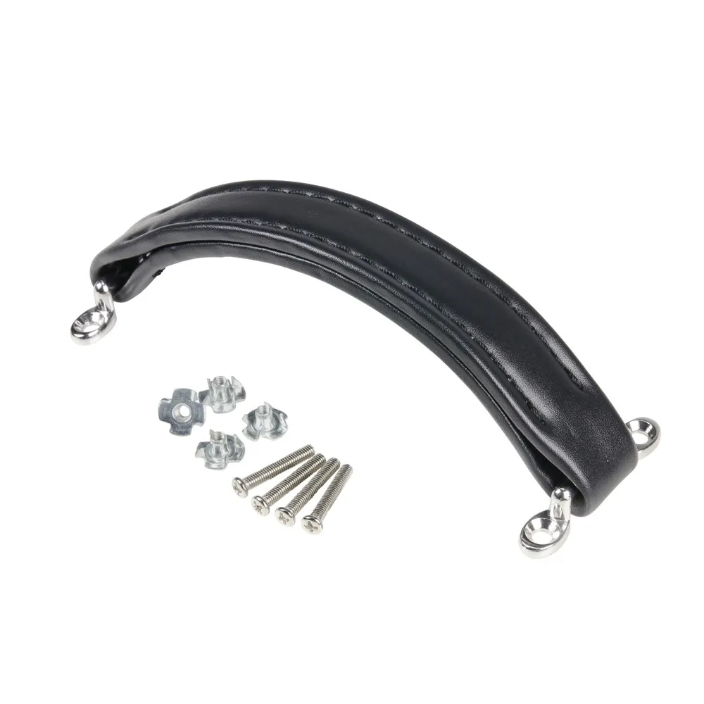 Adam Hall Hardware 3414 BLK - Riemengriff Kunstleder schwarz