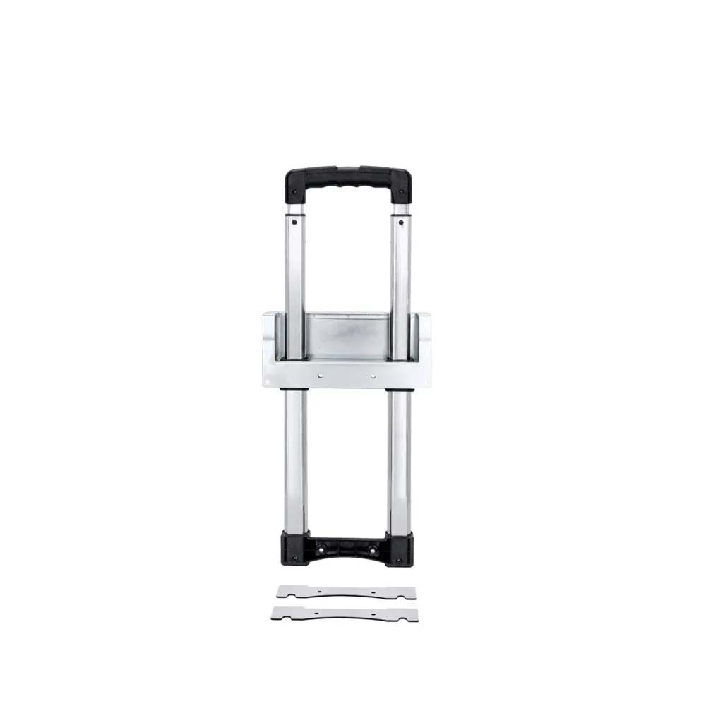 Adam Hall Hardware 3476033 - Versenkter Ausziehgriff 2 Auszüge, verzinkte Schale gekröpft Länge 336 - 661 mm