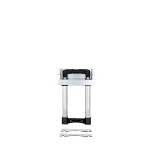 Adam Hall Hardware 3476033 - Versenkter Ausziehgriff 2 Auszüge, verzinkte Schale gekröpft Länge 336 - 661 mm