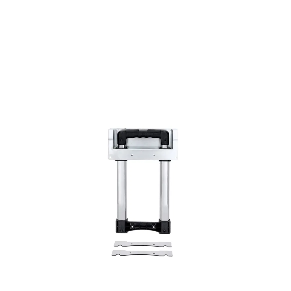 Adam Hall Hardware 3476033 - Versenkter Ausziehgriff 2 Auszüge, verzinkte Schale gekröpft Länge 336 - 661 mm
