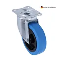 Tente 37035 - Lenkrolle 125 mm mit Blauem Rad