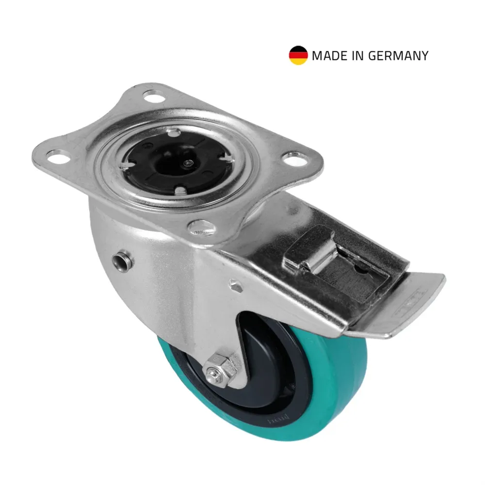 Tente 37038 - Lenkrolle 100 mm mit Richtungsselbststeller, gebremst