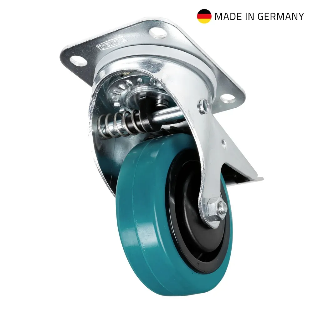 Tente 37038 - Lenkrolle 100 mm mit Richtungsselbststeller, gebremst