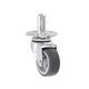 Adam Hall Hardware 37050 - 4er-Set 50mm Steckrolle mit Einbauhülse