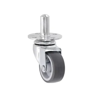Adam Hall Hardware 37050 - 4er-Set 50mm Steckrolle mit Einbauhülse